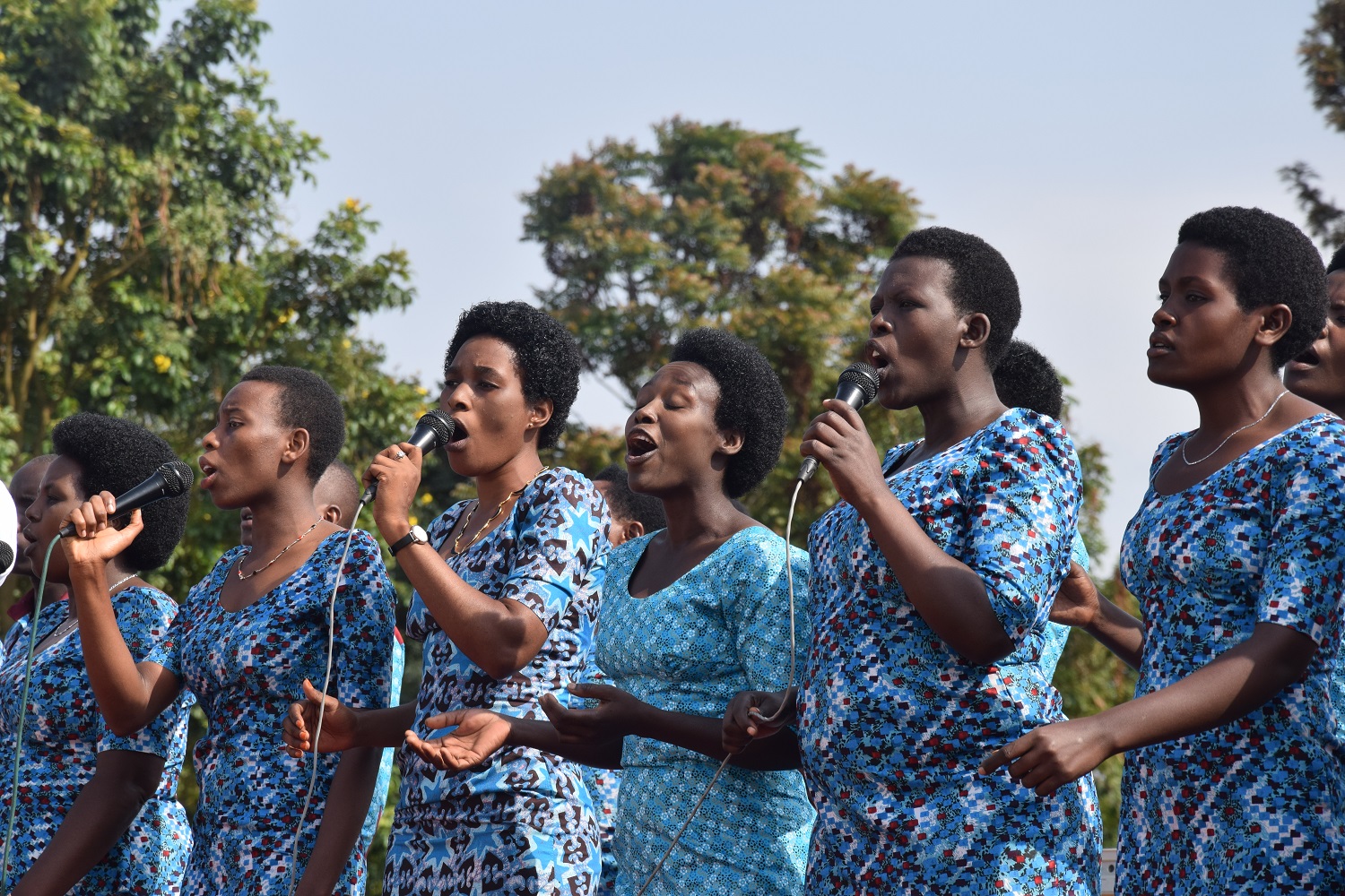 Ruandischer Chor auf dem Kirchentag