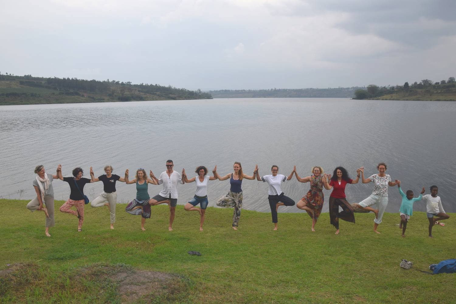 Yoga am Lake Muhazi